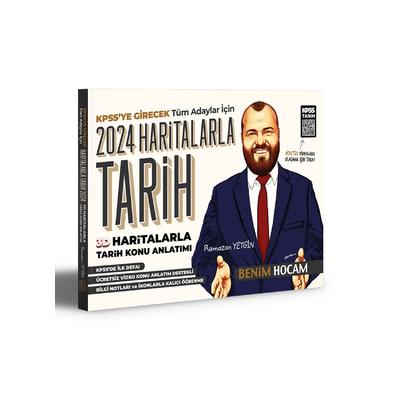 2024 KPSS 3D Haritalarla Tarih Konu Anlatımlı Benim Hocam Yayınları