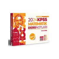 2024 KPSS Matematik Ders Notları Benim Hocam Yayınları