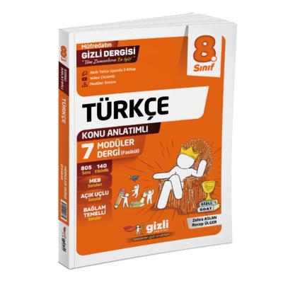 2027 8. Sınıf Türkçe Müfredatın Gizli Dergisi Gizli Yayınları