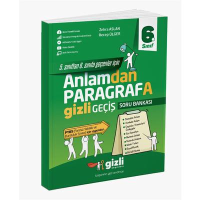 6. Sınıf Anlamdan Paragrafa Gizli Geçiş Gizli Yayınları