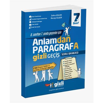 7. Sınıf Anlamdan Paragrafa Gizli Geçiş Gizli Yayınları