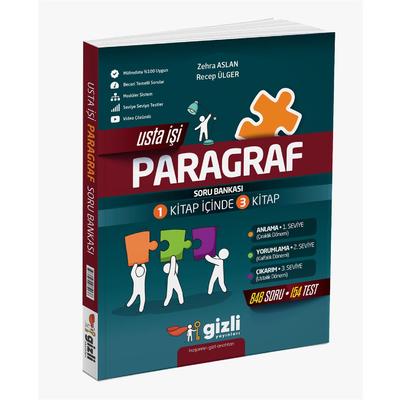 7. ve 8. Sınıflar İçin Usta İşi Paragraf Gizli Yayınları