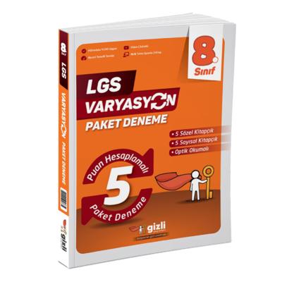 LGS VARYASYON 5 li Paket Deneme Gizli Yayınları