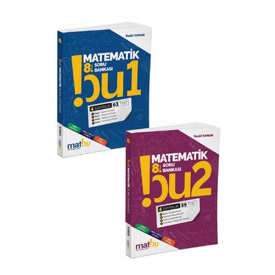 Matbu Yayınları 2025 8. Sınıf Lgs Matematik Soru Bankası BU1-BU2 SET